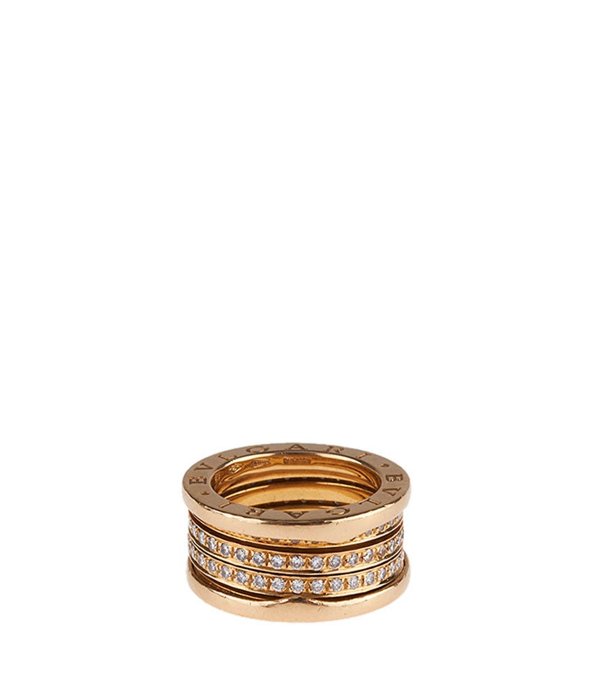 Bulgari Zero1 Diamond Gold Ring In Good Condition For Sale In Bala Cynwyd, PA