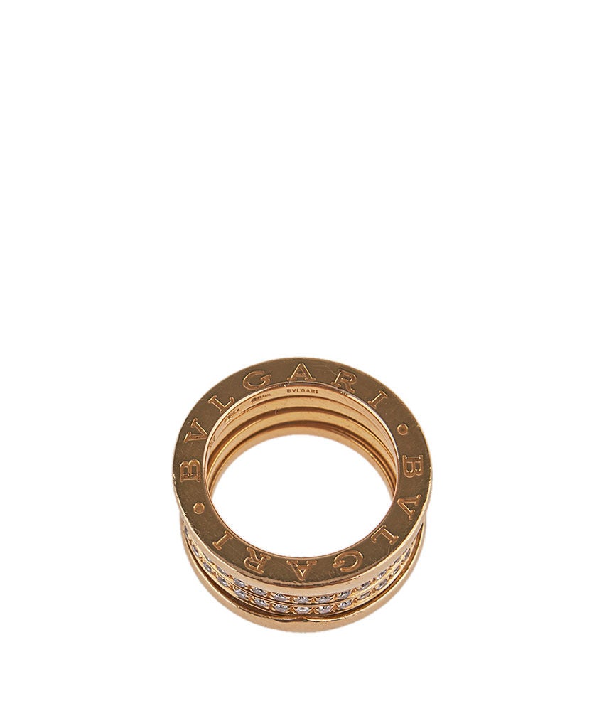 Women's Bulgari Zero1 Diamond Gold Ring For Sale