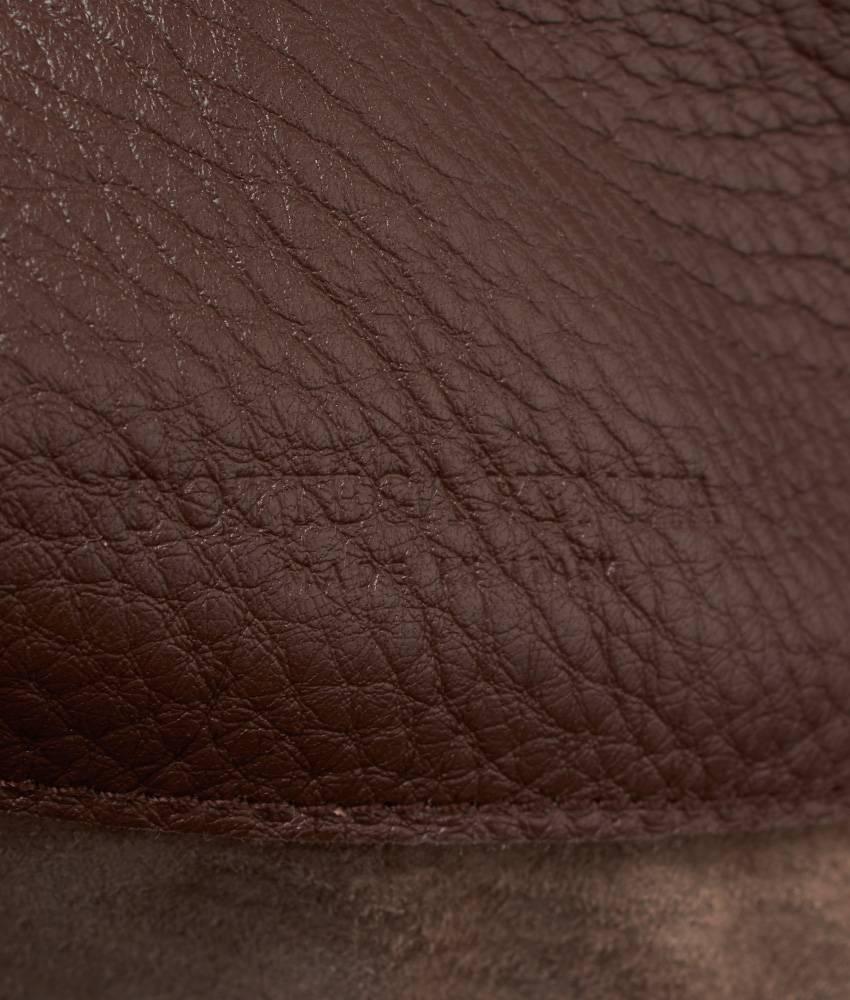 Bottega Veneta Large Brown Pebbled Leather Hobo For Sale 4