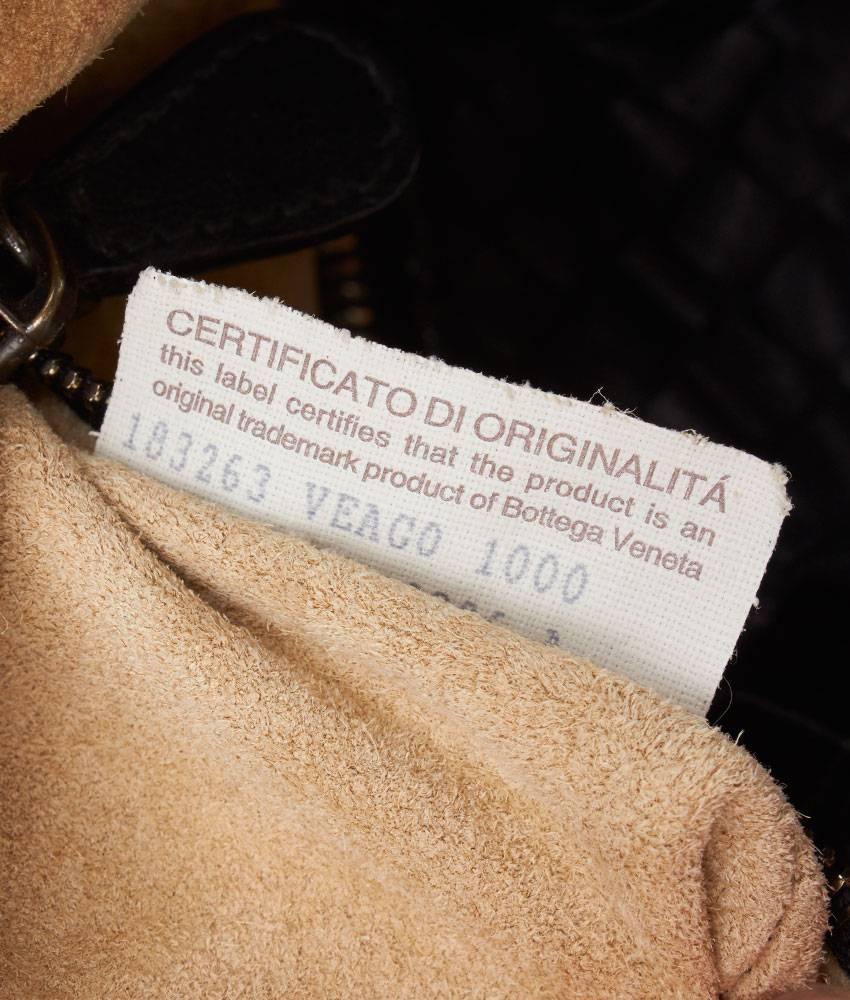 2000s Bottega Veneta Accordion Black Intrecciato Leather Satchel For Sale 6