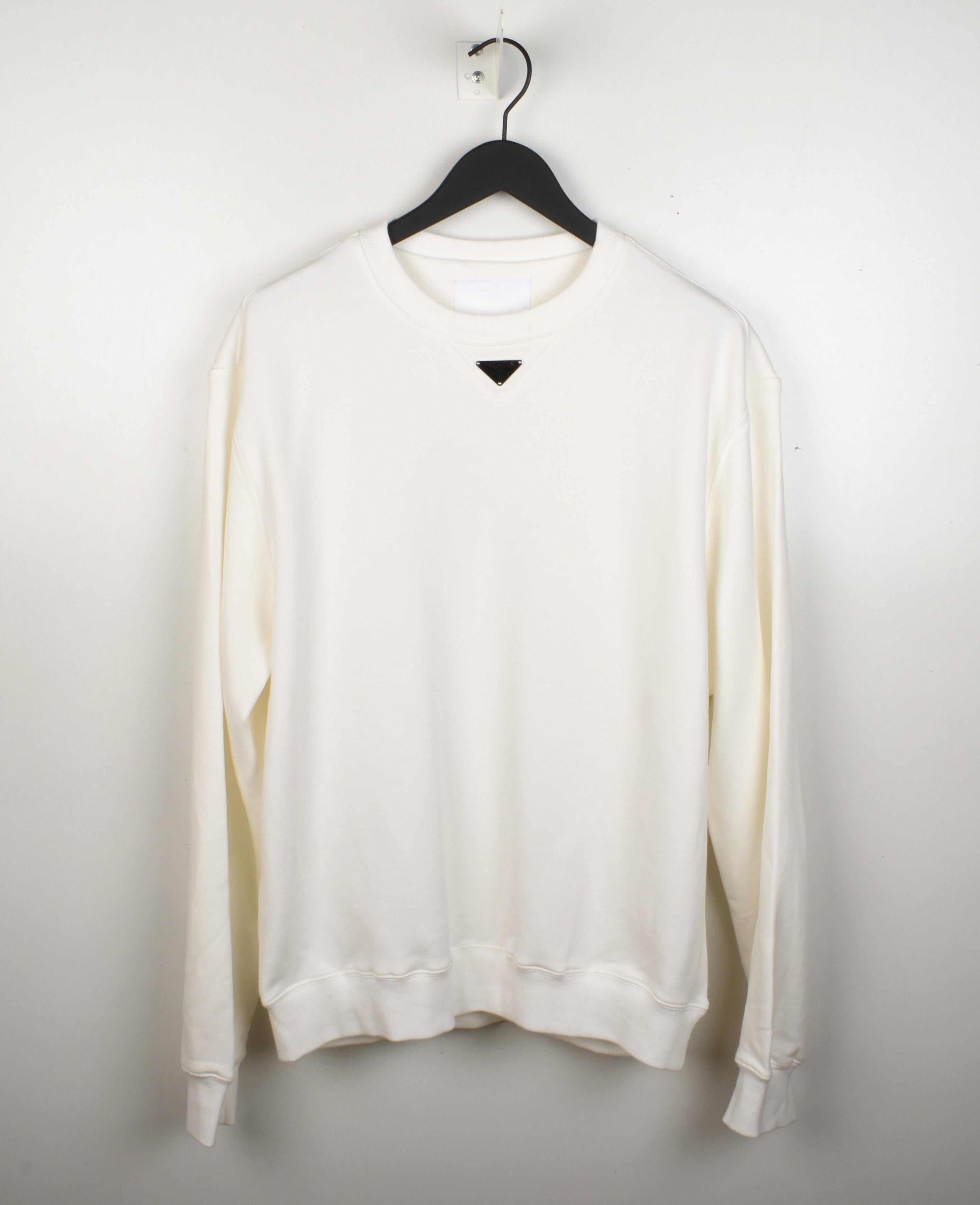 Prada Hombre Sudadera Jumper Logo Oversized Talla M, S1479