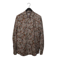 Dolce & Gabbana Uomo Camicia Linea Oro Carte da Gioco Taglia 44/XL, S1482
