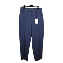New Bottega Veneta Men Jeans Wide Leg Denim Size 52/Large, S1440