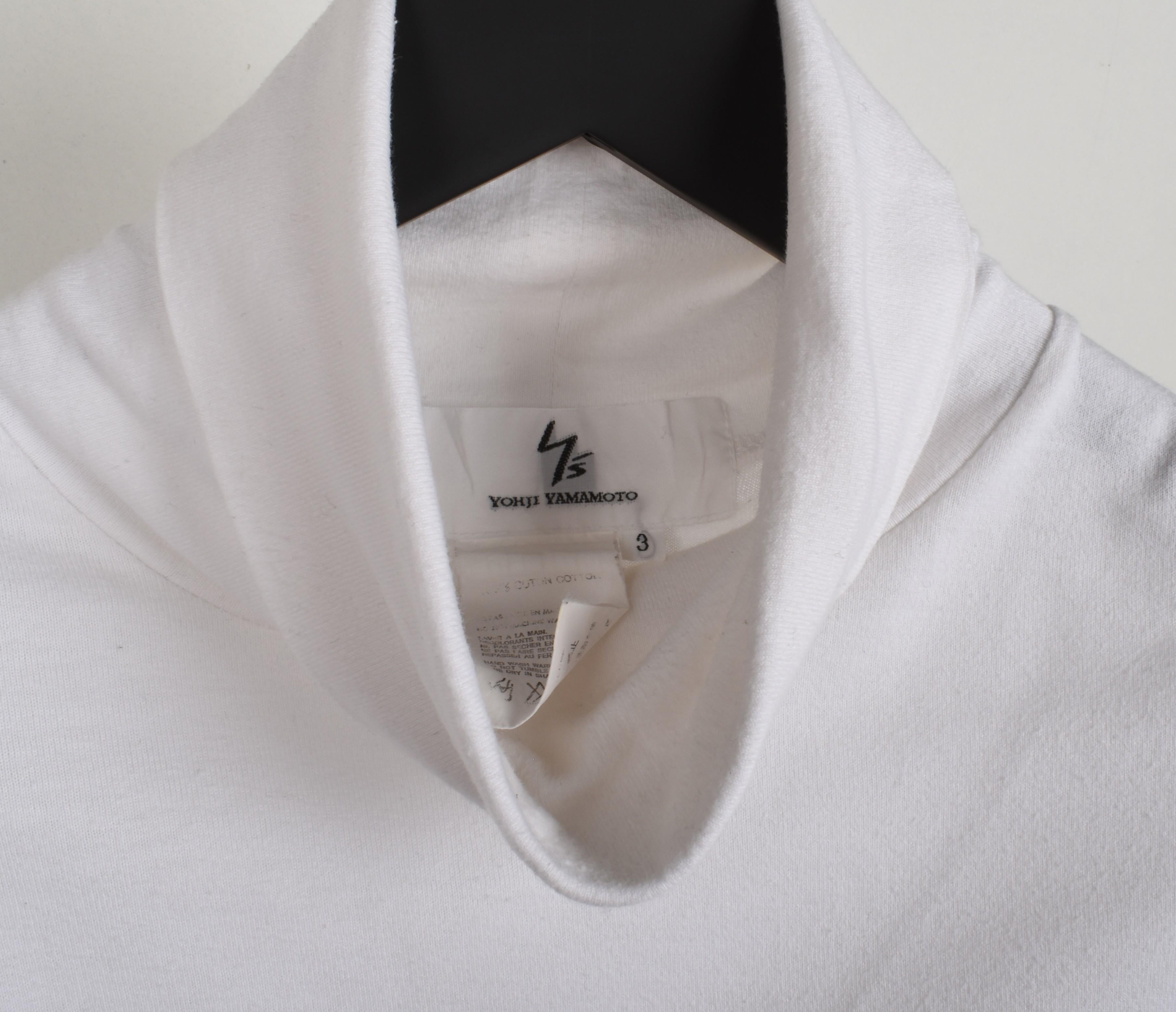 Yohji Yamamoto Y's Men Jumper Turtleneck Top Size 3 - Medium Pour hommes en vente