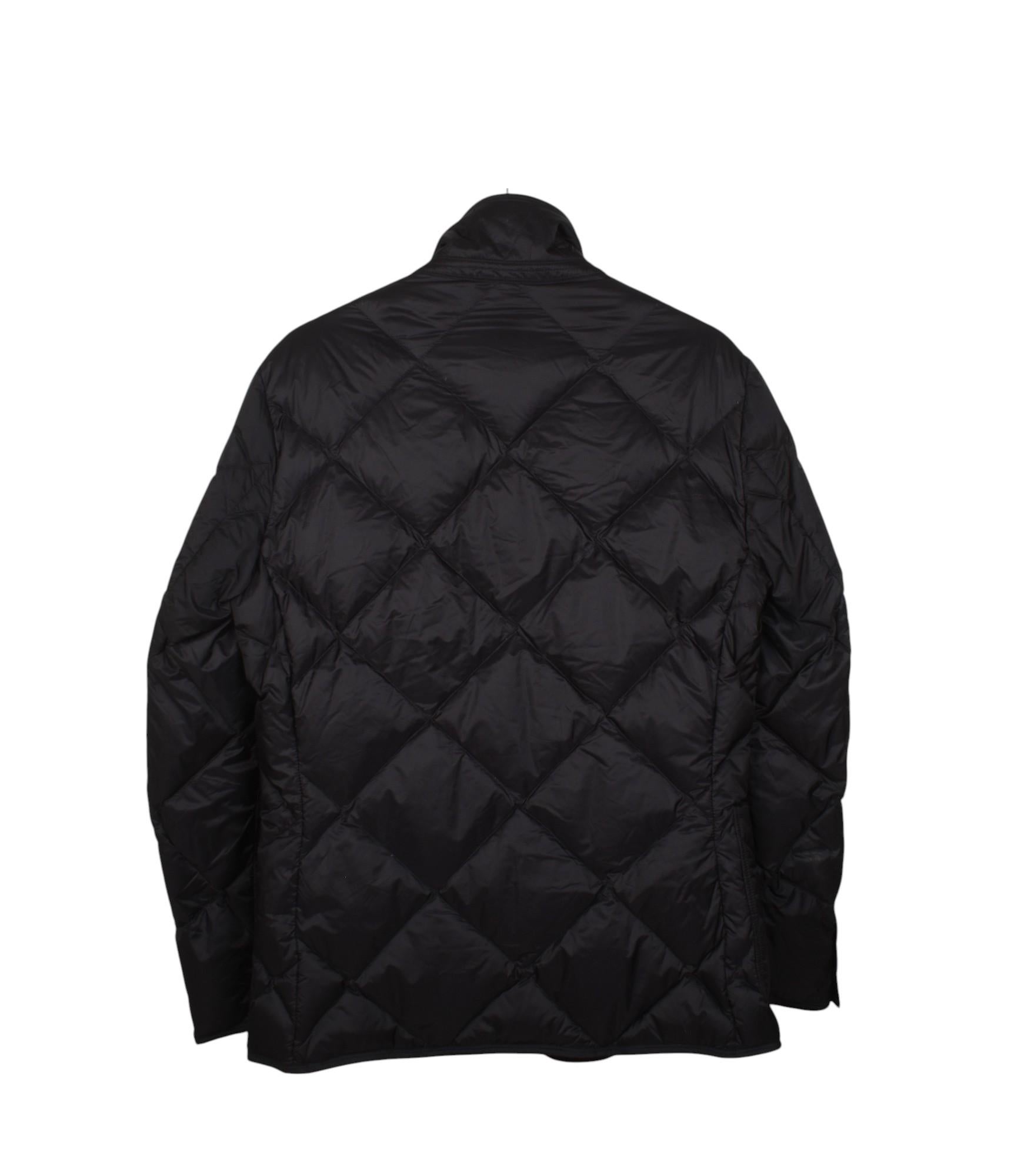 Nero Moncler Uomo Giacca Norman Trapuntata Piumino, Taglia 2/M, S1472 in vendita