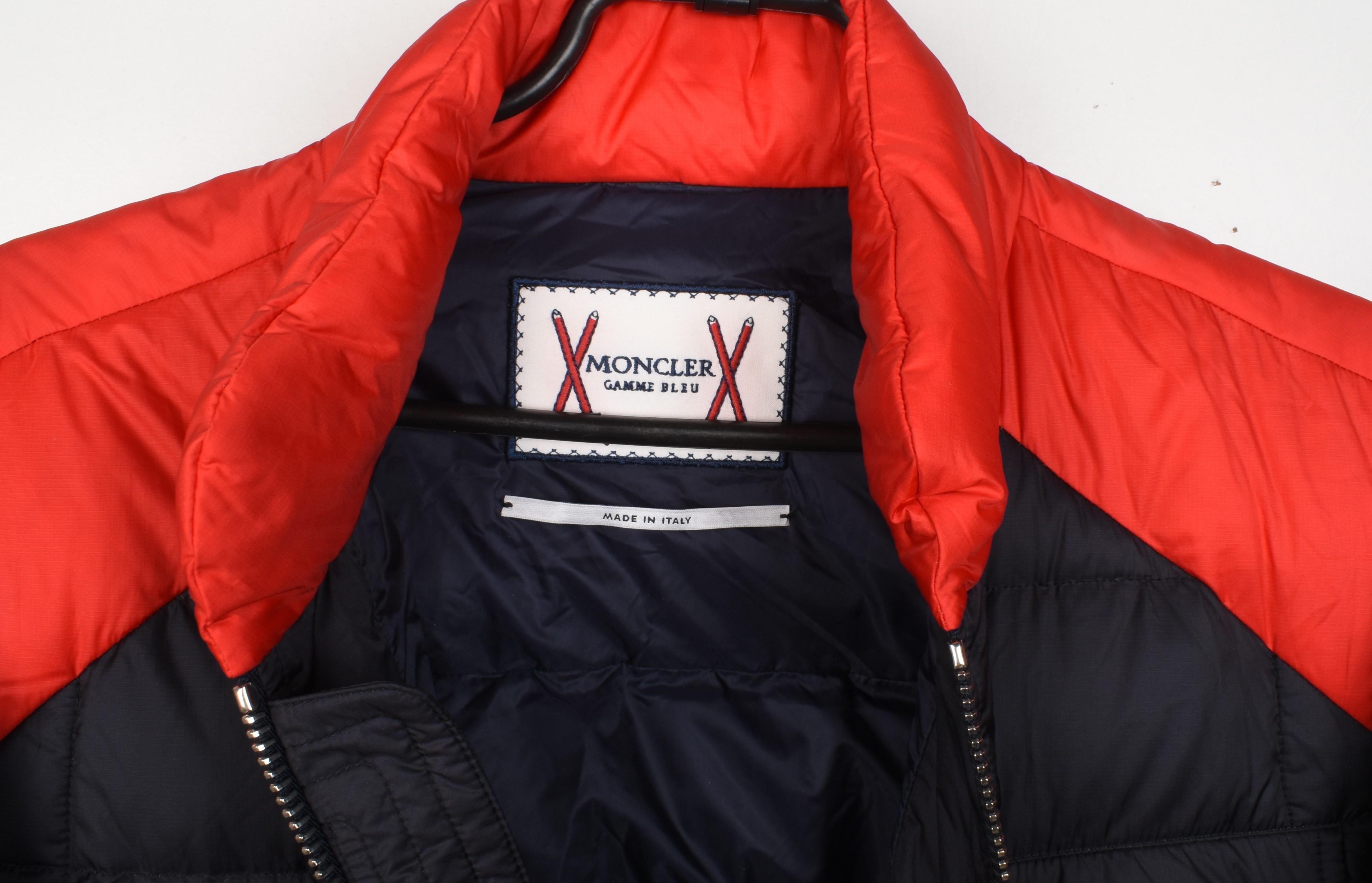 New Moncler Gamme Bleu Uomo Giacca Bomber in Piuma d'Oca, Taglia 2/M, S1471 in vendita 3