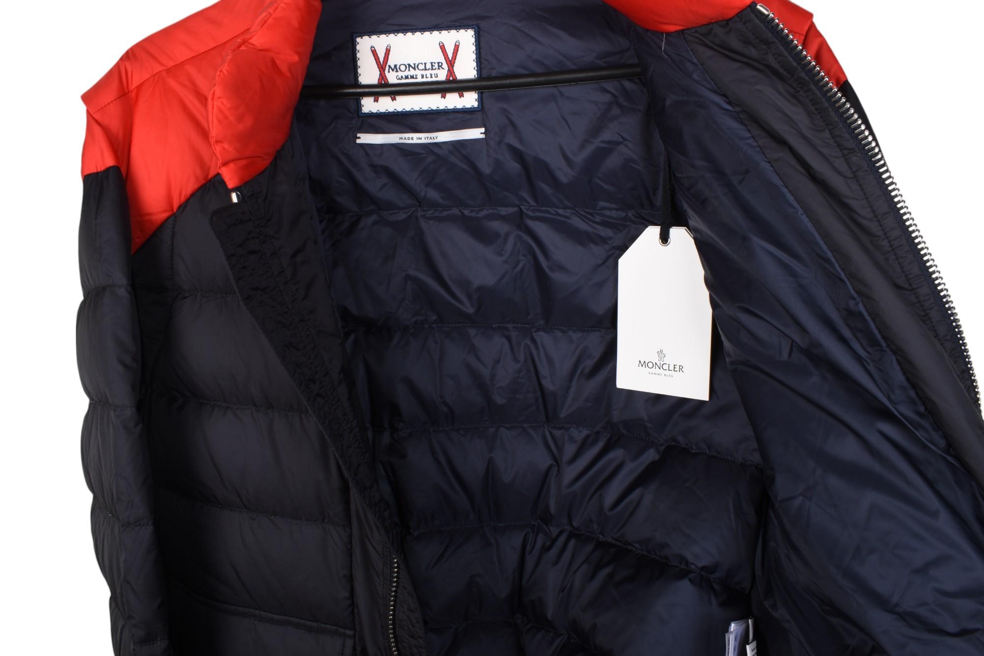 New Moncler Gamme Bleu Uomo Giacca Bomber in Piuma d'Oca, Taglia 2/M, S1471 in vendita 4