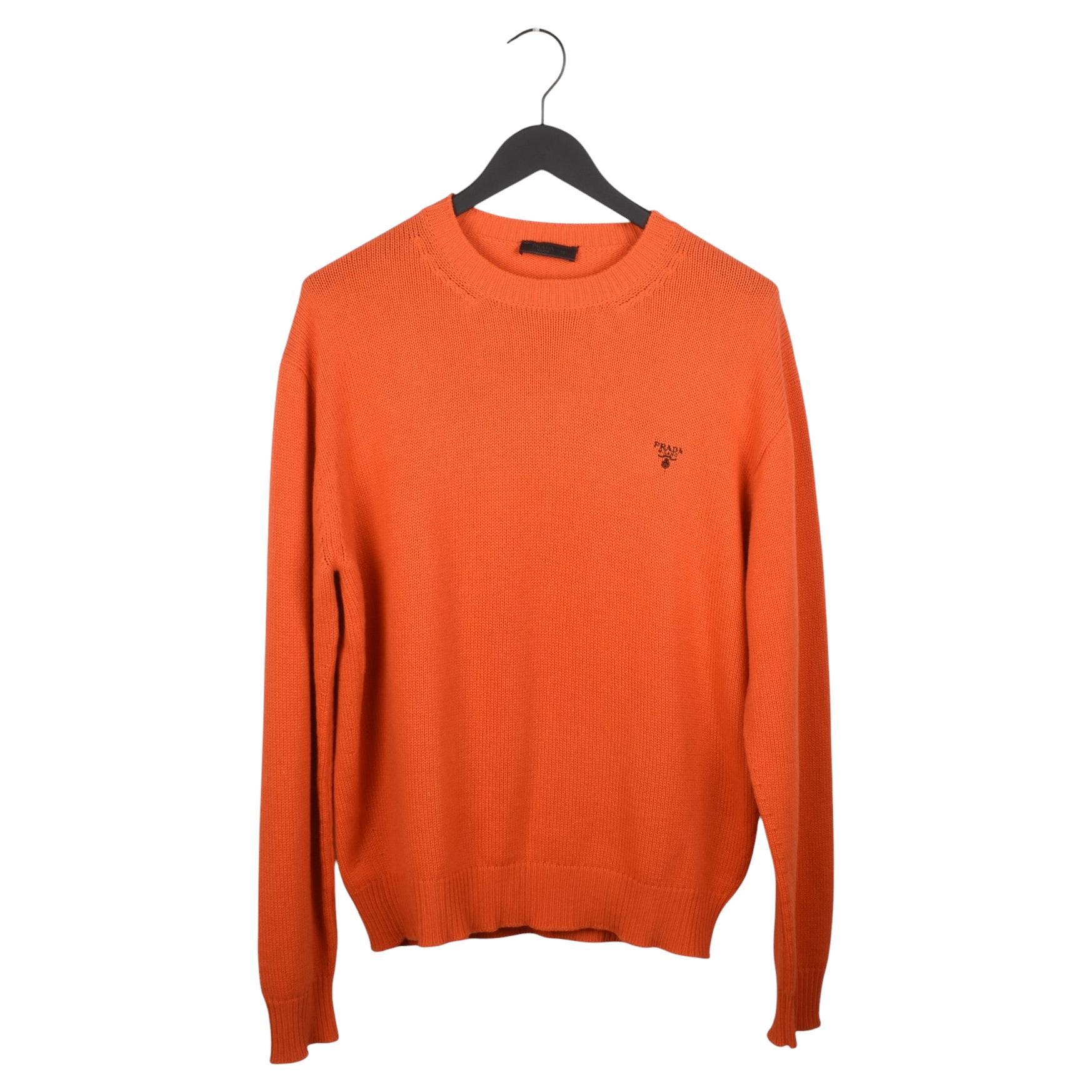 Prada Uomo Maglione girocollo in puro cashmere Taglia IT52/Large, S1466 in vendita
