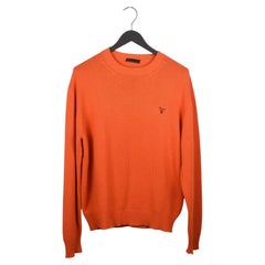 Prada Herren Pullover Rundhalsausschnitt Reines Kaschmir Größe IT52/Groß, S1466