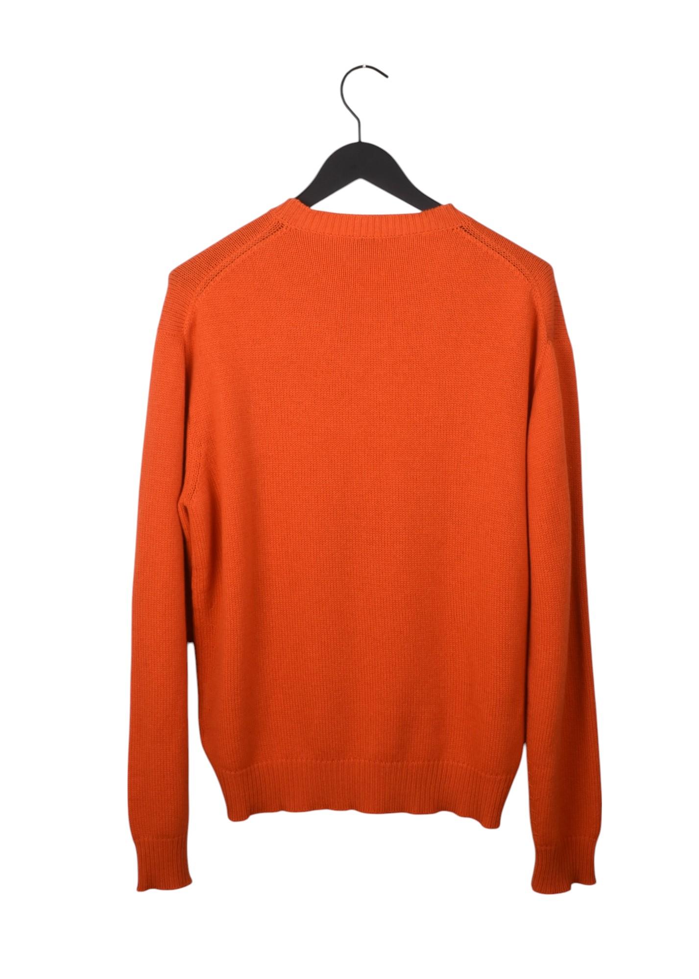 Prada Uomo Maglione girocollo in puro cashmere Taglia IT52/Large, S1466 In condizioni ottime in vendita a Kaunas, LT
