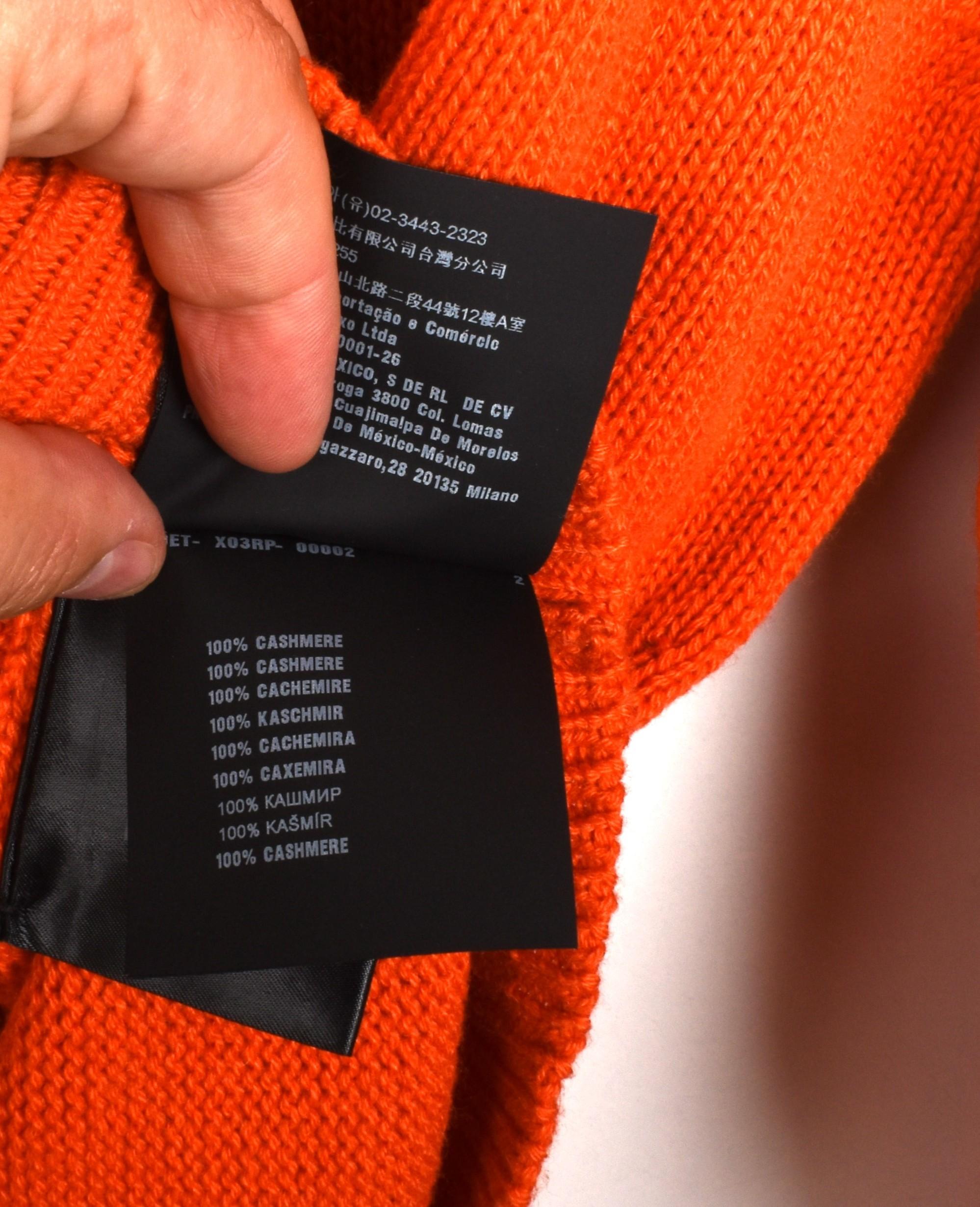 Prada Uomo Maglione girocollo in puro cashmere Taglia IT52/Large, S1466 in vendita 4