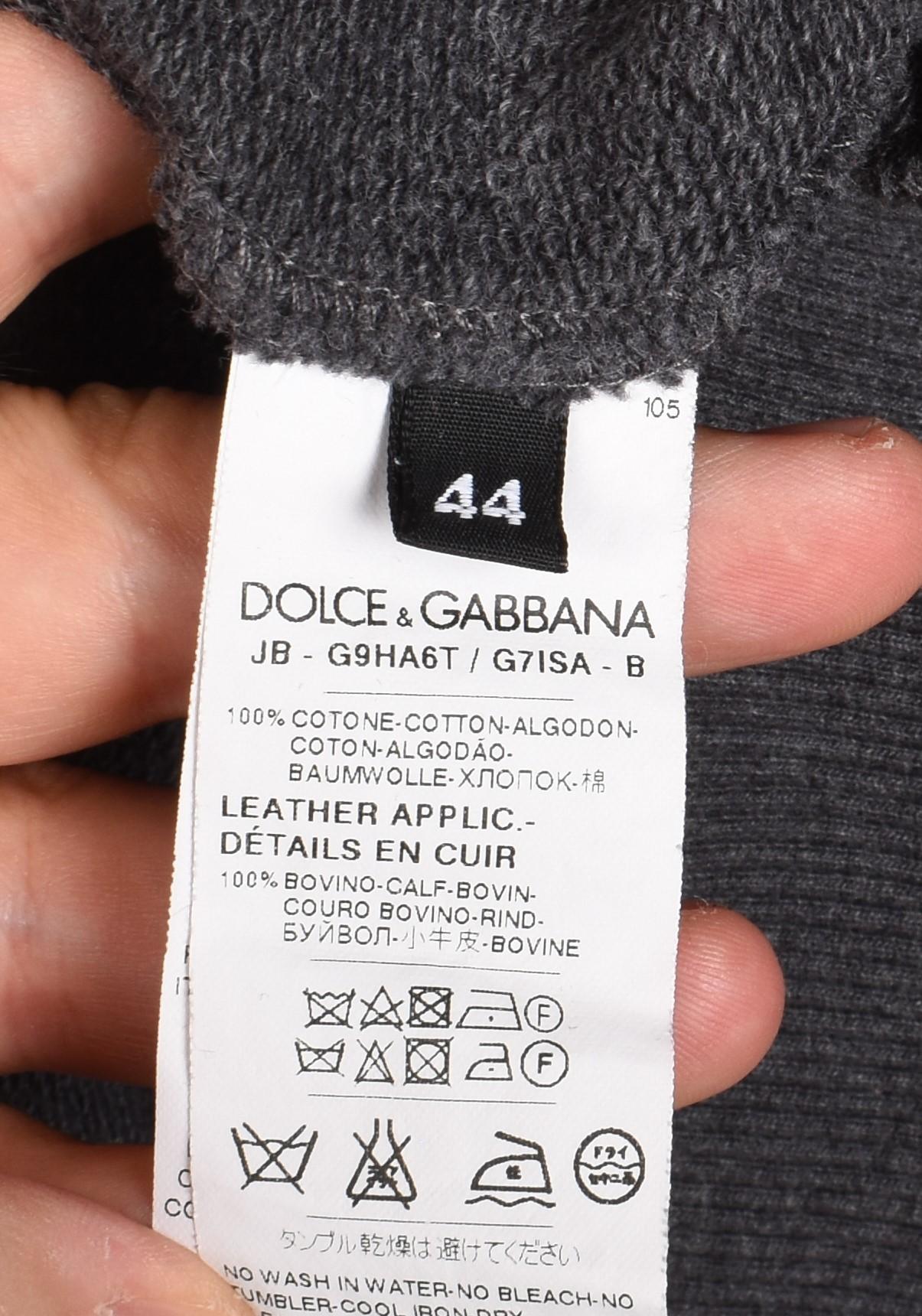 Dolce & Gabbana Uomo Maglia con cappuccio Felpa con cappuccio Taglia 44/S/M, S1475 in vendita 2