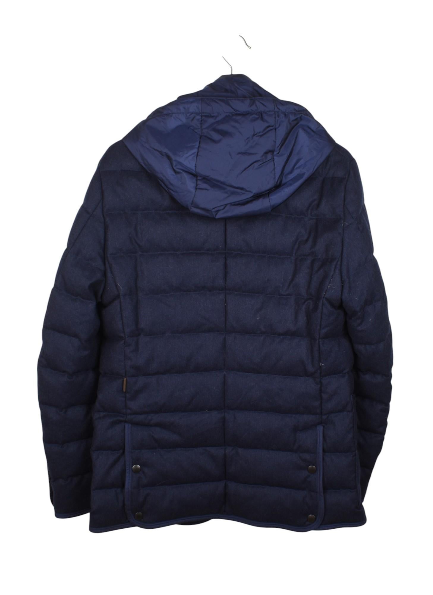 Moncler Uomo Giacca Martinville Trapuntata con Cappuccio in Piuma d'Oca, Misura 2/M, S1473 in vendita 1