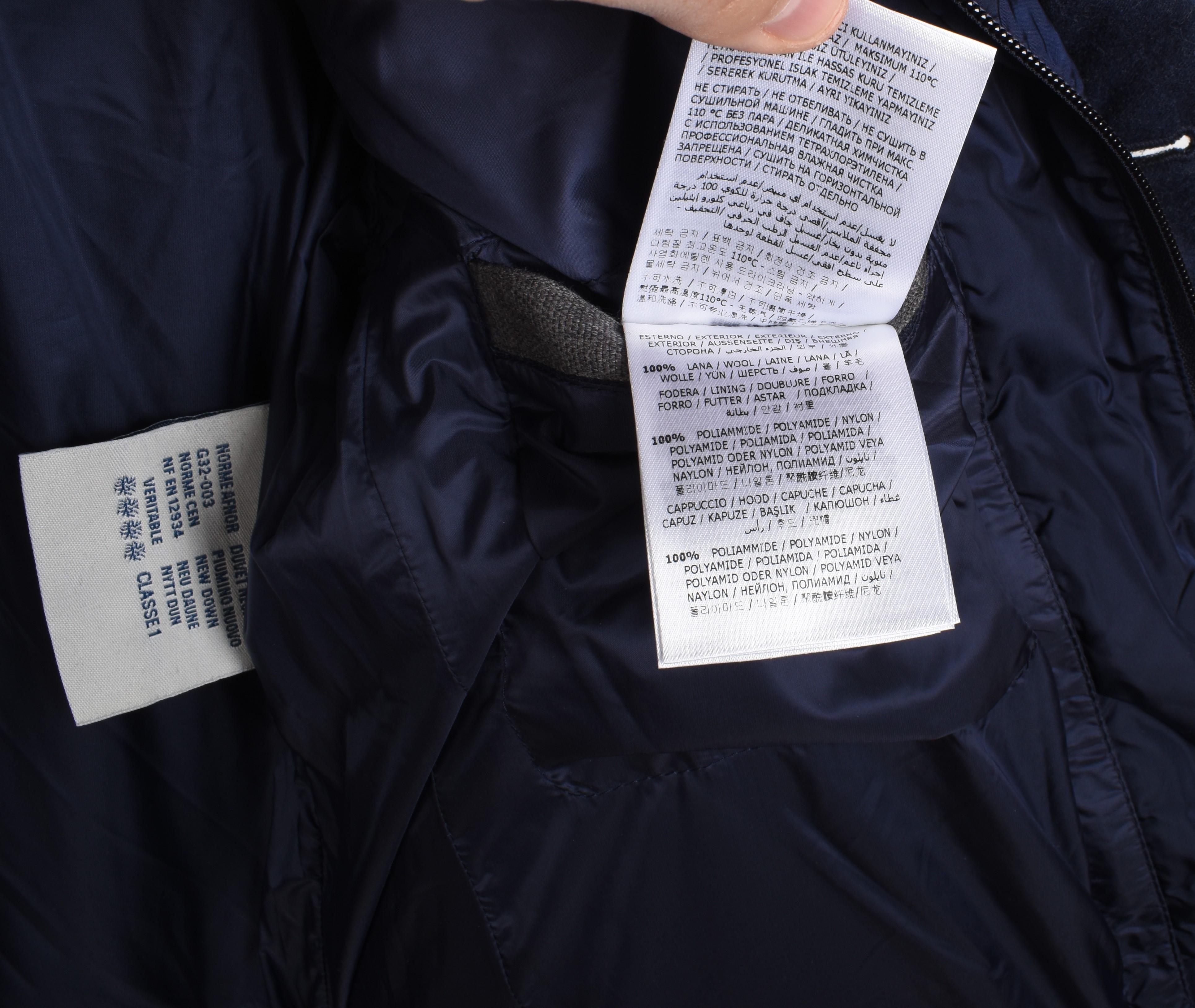Moncler Uomo Giacca Martinville Trapuntata con Cappuccio in Piuma d'Oca, Misura 2/M, S1473 in vendita 6