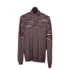 Missoni Uomo Maglione a collo alto in puro cashmere taglia 54/L-XL