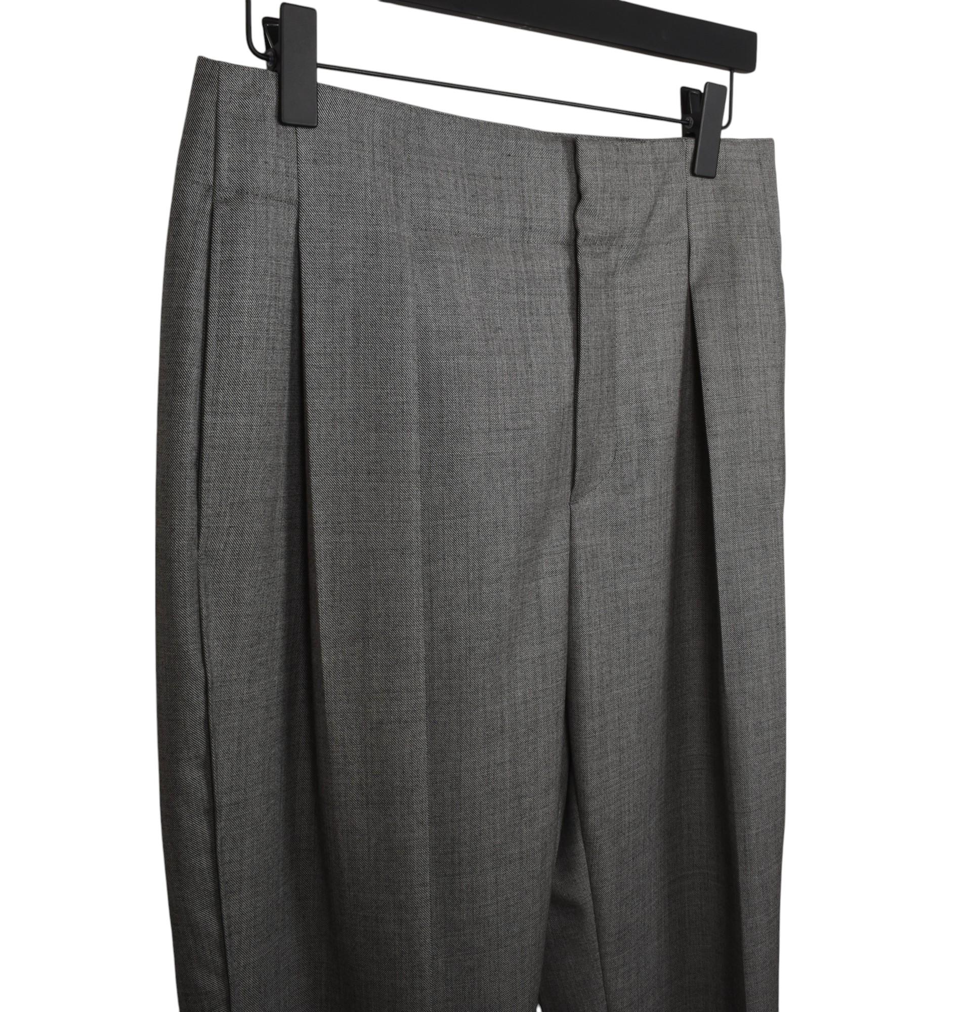 Gris New Bottega Veneta Hommes Pantalon Relax Taille IT48/Moyen, S1441 en vente