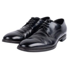 Dolce & Gabbana Men Leather Shoes With Fur Inside Size US10 EU44 - D0312
