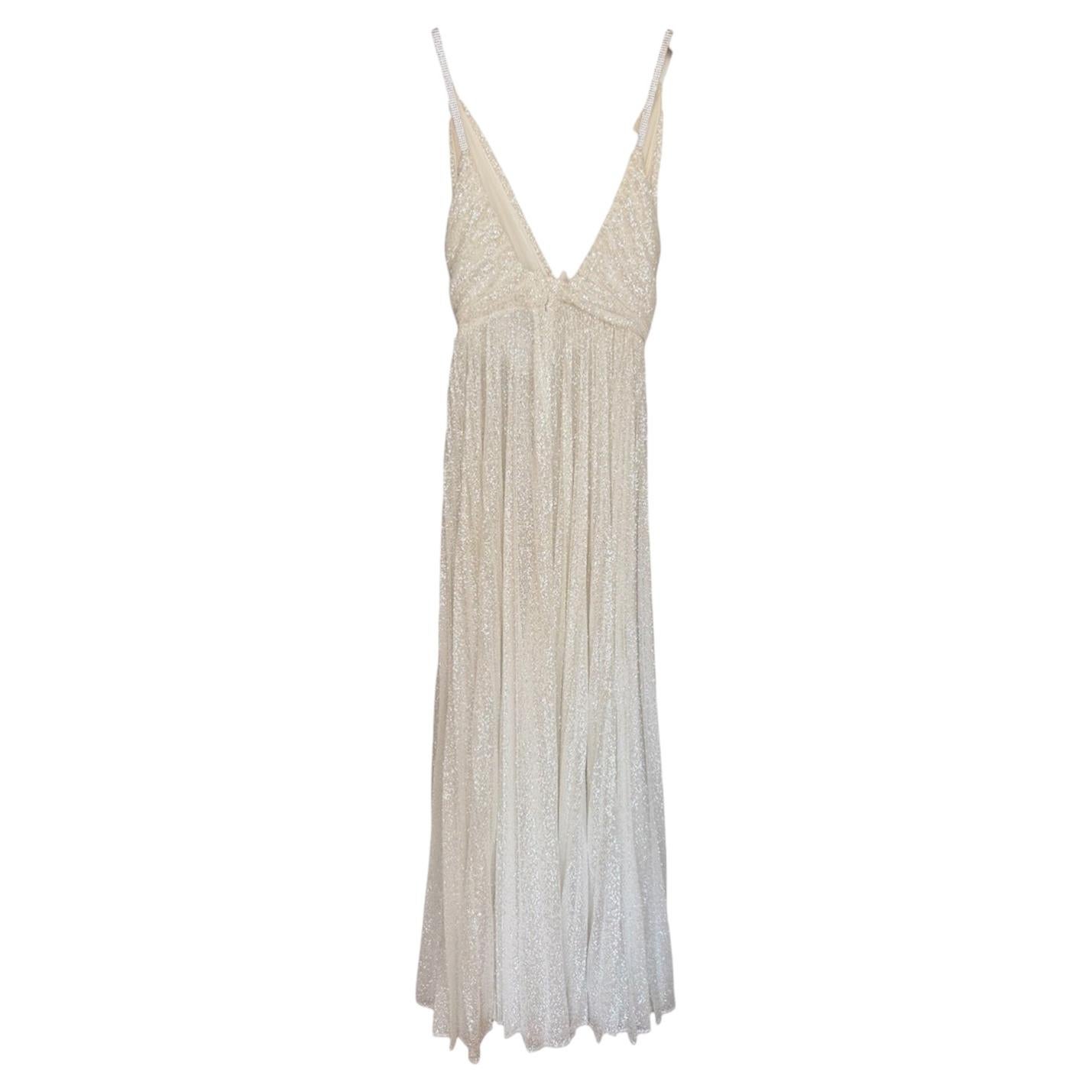 Vestido de mujer de seda y poliéster de Dolce & Gabbana, talla IT 40