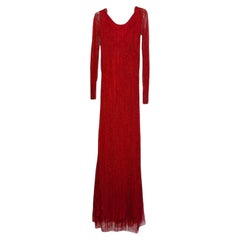 Vestido de seda para mujer de Alberta Ferretti, talla IT 38