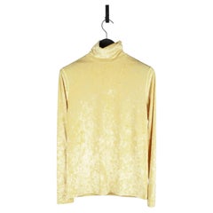Dries Van Noten Men Top Turtle Neck Velvet Size M, AR066 - D0699