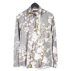 Dolce Gabbana Men Shirt Floral Size 40/M, AR055 - D0701