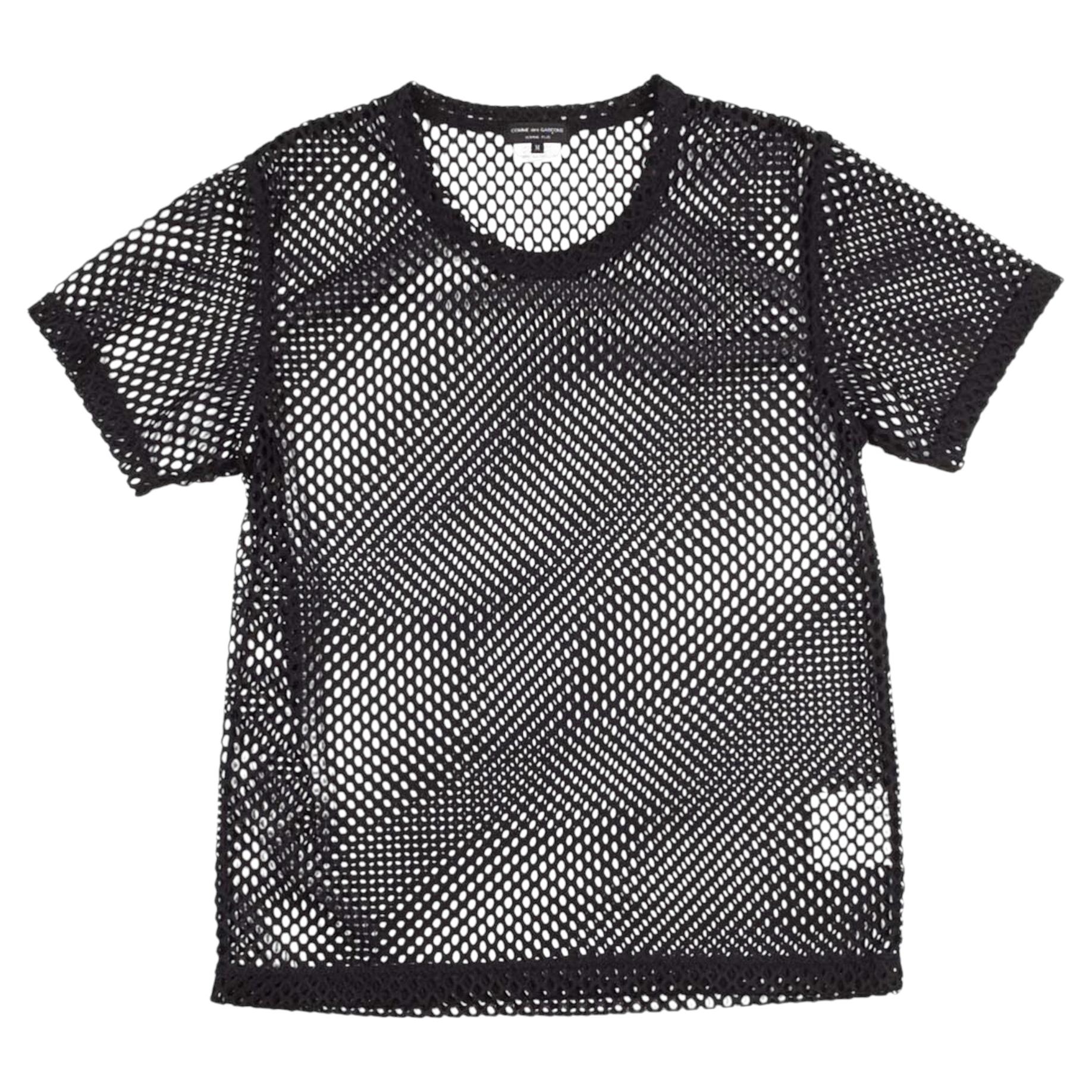 Comme Des Garcons Homme Plus Men Top See Trought T Shirt Size M, AR067 - D07 For Sale