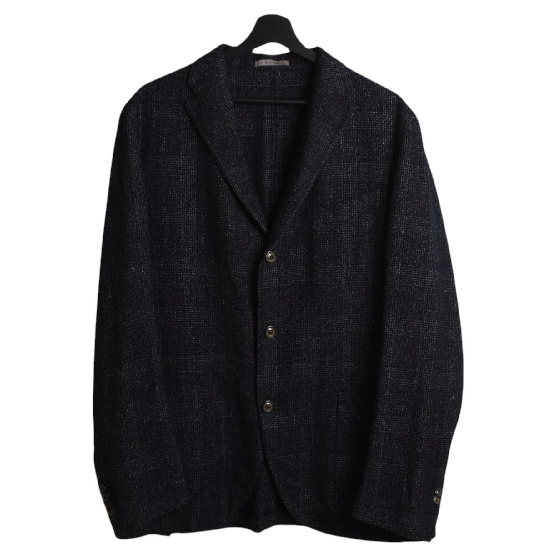 Pre-owned Boglioli Men's Blazer Jacket Size L - D0756 In Black