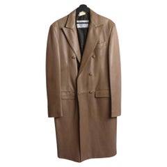 Gianni Versace Men's leather coat Coat Size L - D0762