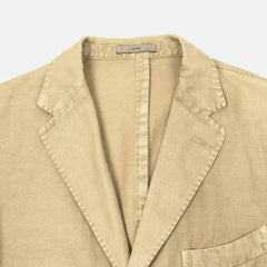 Boglioli Men’s Beige Cotton Linen Blazer (IT52 – L) - D0331
