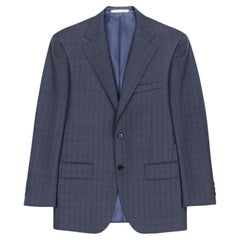 Giacca blazer a quadri da uomo Canali, taglia IT50-L - D0971