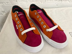 Vans Lampin Supreme, Croc Cord, Fuchsia-Orange, Low-Top, Sportschuhe