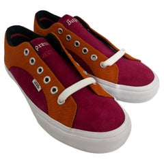 Vans Lampin Supreme, Croc Cord, Fuchsia-Orange, Low-Top, Sportschuhe