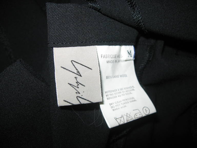 Yohji Yamamoto - Robe longue noire vintage 1