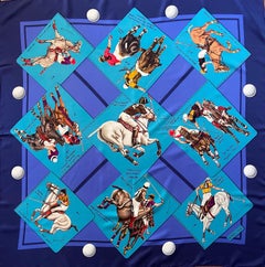 Hermès Scarf "Monde Du Polo - Cup Palm Beach"