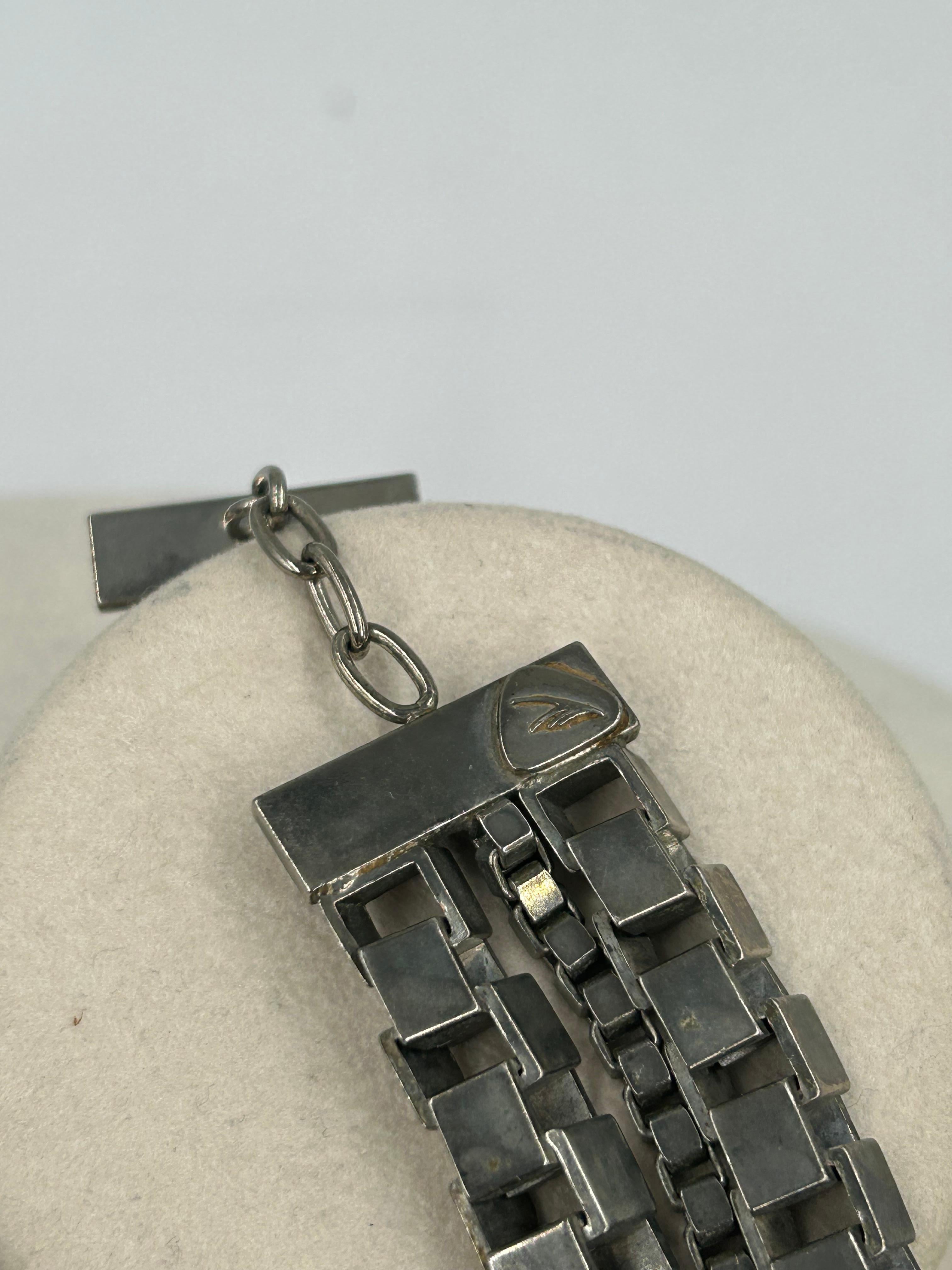 Collier multibrins en argent de Thierry Mugler 1980 en vente 4