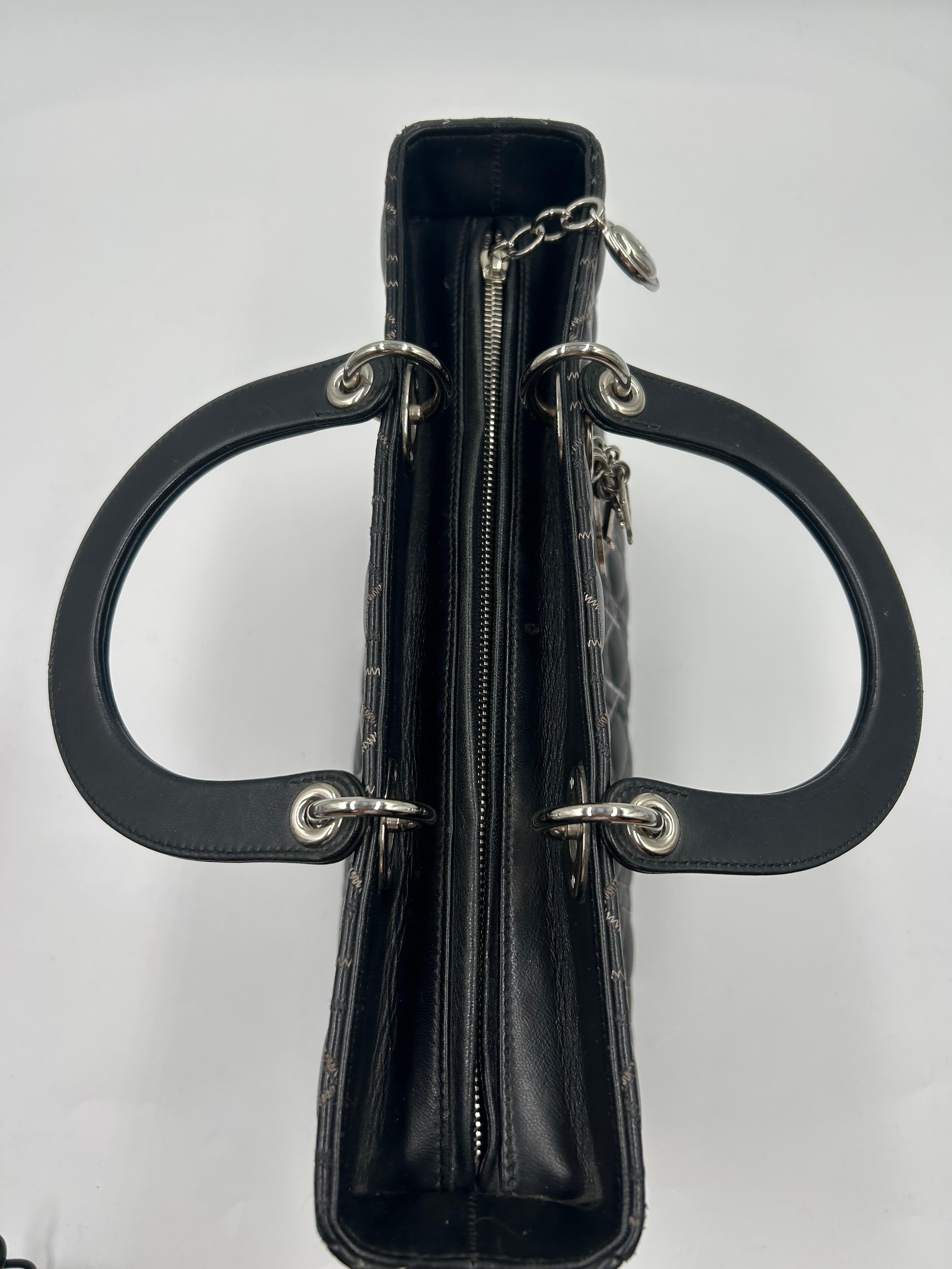 Christian Dior Borsa Lady Dior GM in vendita 6