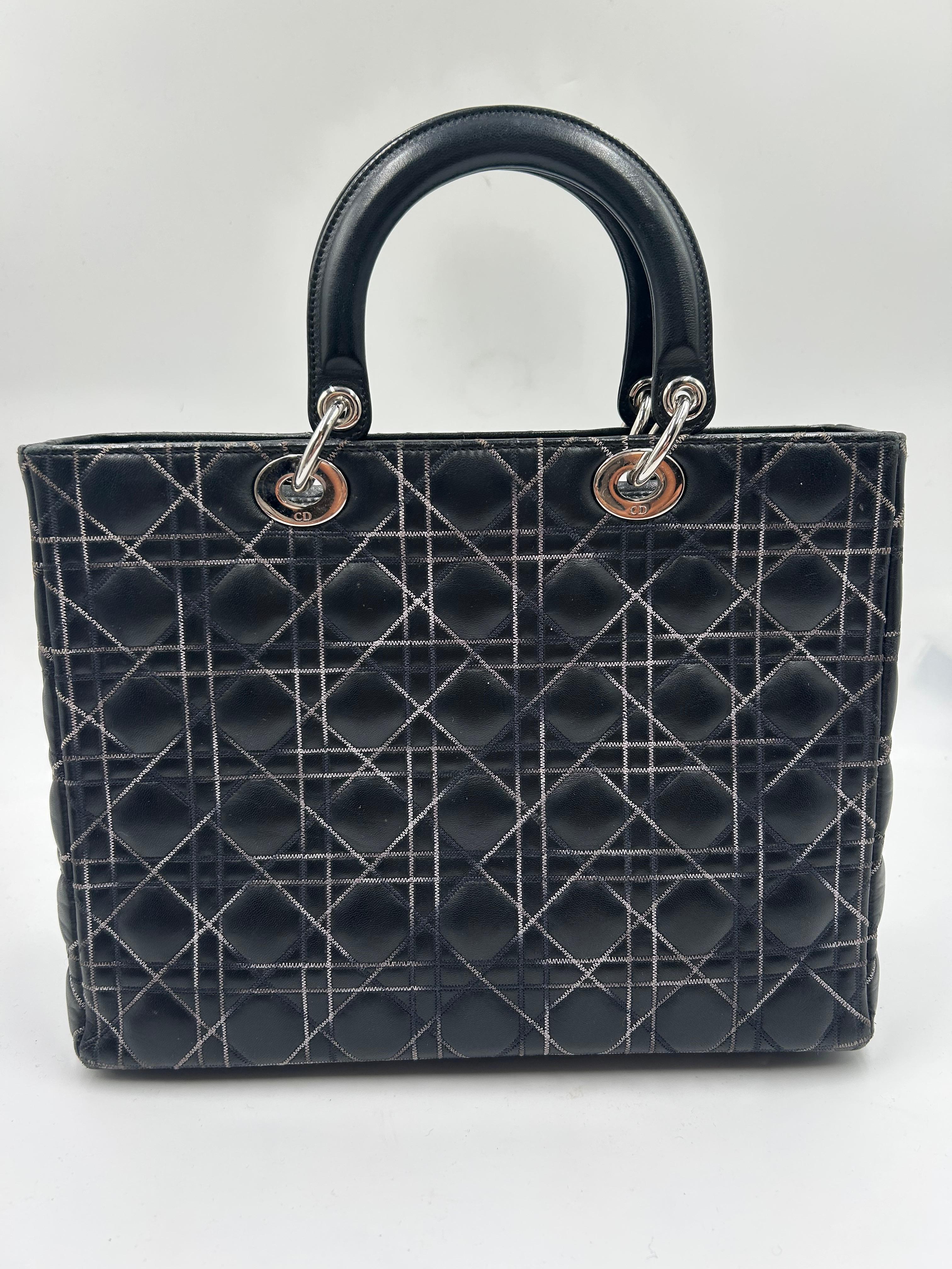 Christian Dior Borsa Lady Dior GM in vendita 1