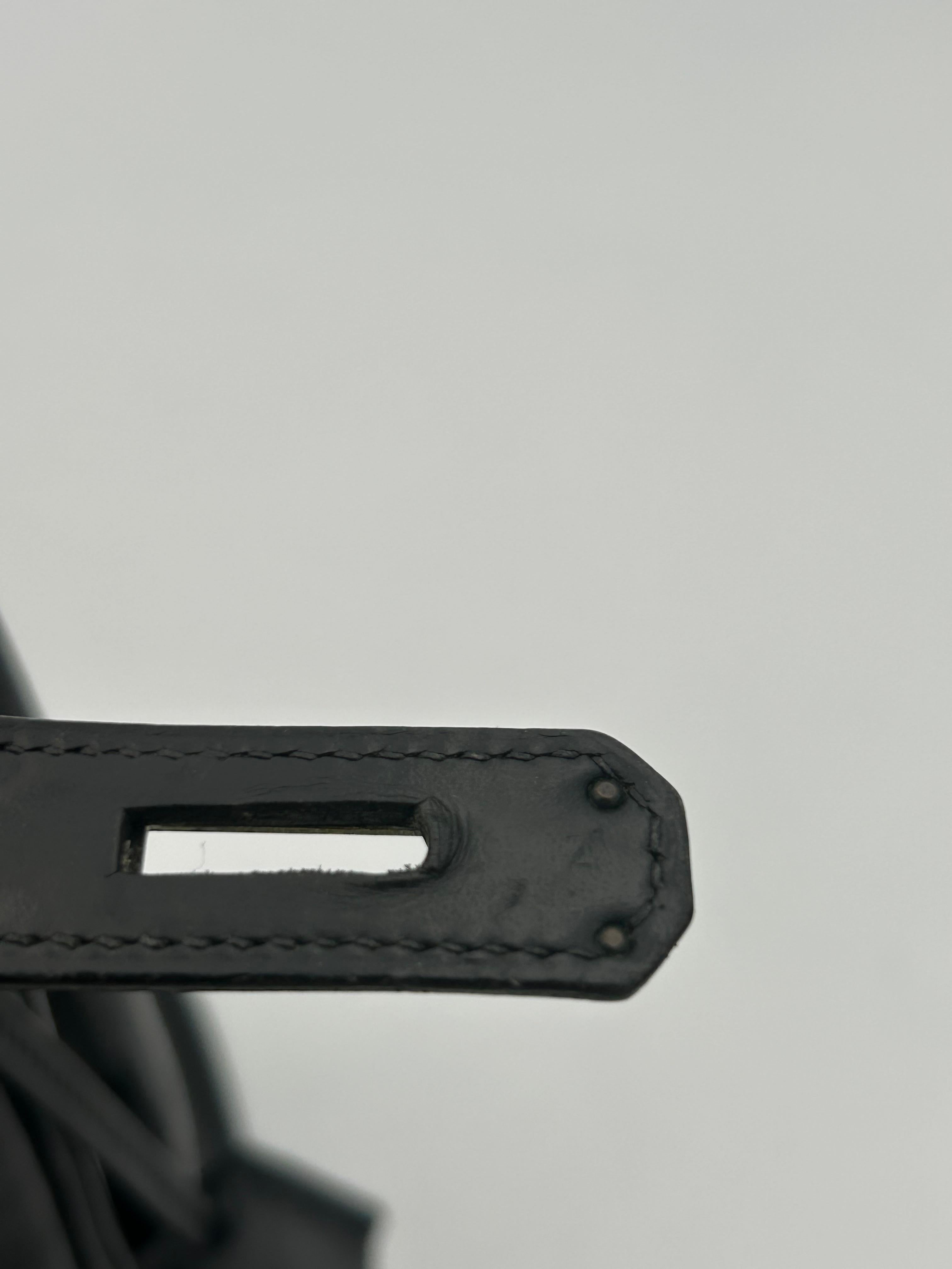 Hermès Black Box Leather Kelly 1996 in vendita 5