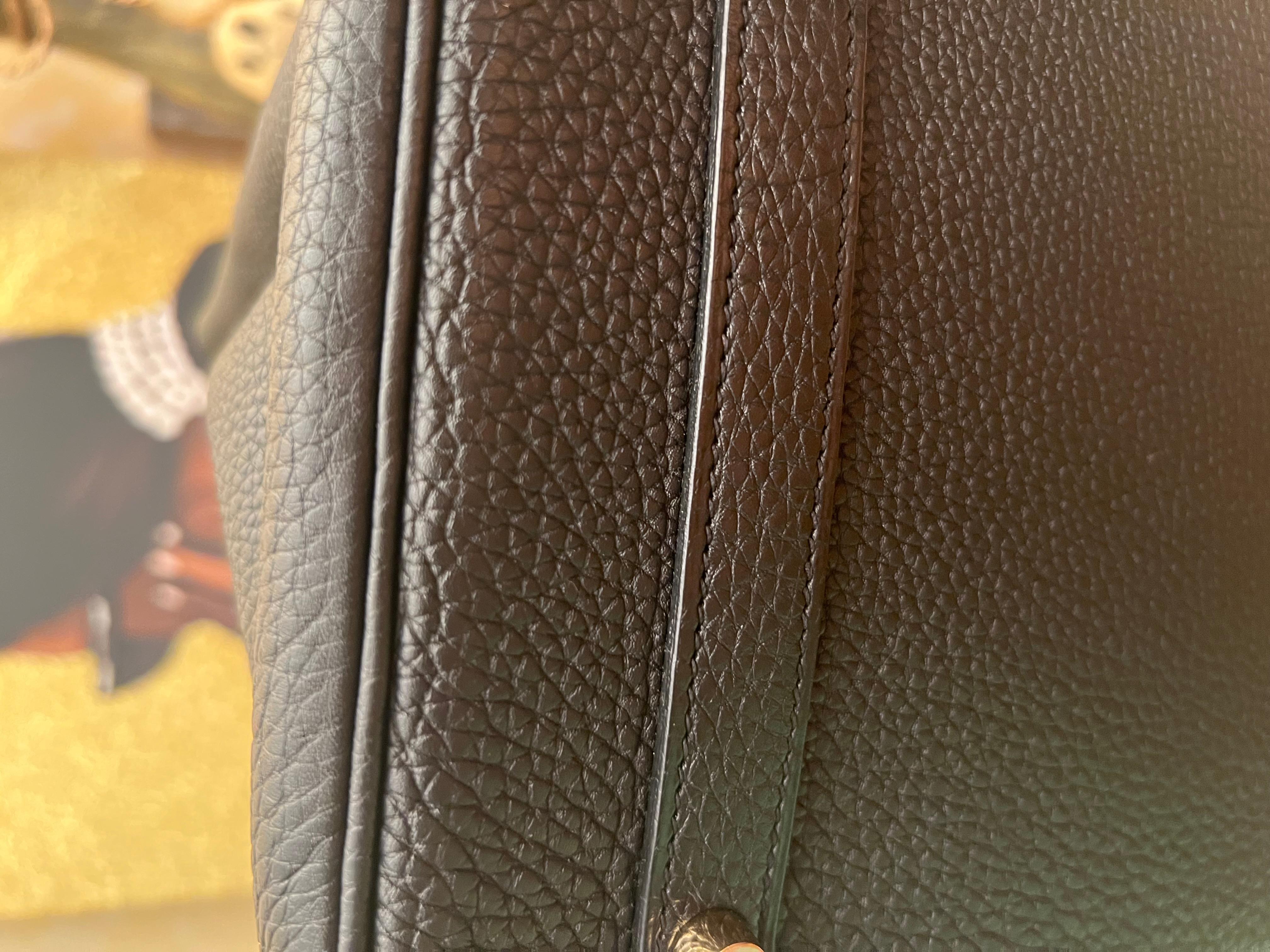 da uomo o donna Hermes Birkin 35 Borsa in pelle nera Togo con GHW in vendita
