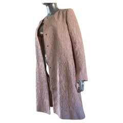 Mary Katrantzou UK Pink Calligraphy Collection Alphabet Coat/Dress Size 6