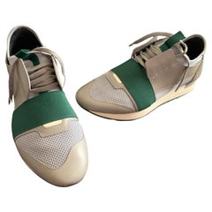 Balenciaga Speed Racer Shoes Rare Grey/Green Size 43/10 Mens Unisex