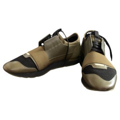 Balenciaga Speed Racer Shoes Rare Olive Green/Black Size 43/10 Mens Unisex