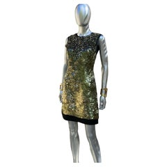 KaufmanFranco Robe courte de soirée ombrée de paillettes et de cristaux perlés à la main Taille 2/38