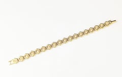 Vintage D'Orlan gold plated flower bracelet