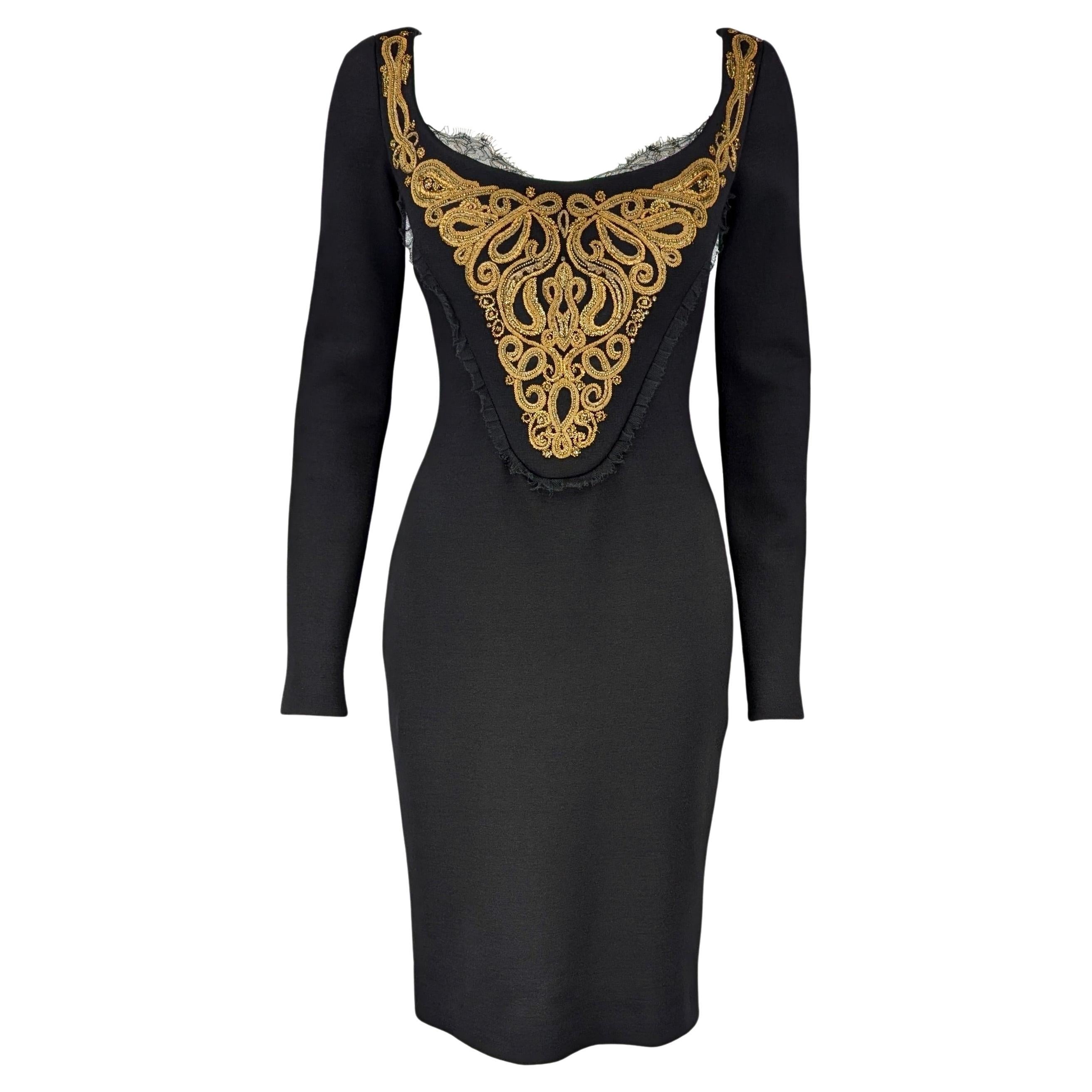Emilio Pucci dark blue dress F/W 2011 For Sale