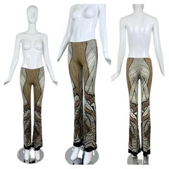 ALBERTA FERRETTI 2016 Runway Print Pants