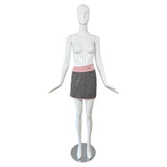 DIOR by JOHN GALLIANO c.'02 Vintage Houndstooth Gingham Cover-Up