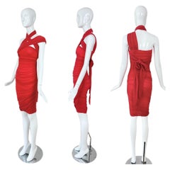 GIORGIO DI SANT ANGELO 80s/90s Vintage Ruched Dress