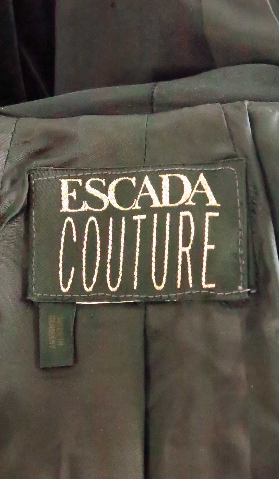 1990 Escada Couture jewel embroidered velvet evening jacket 4