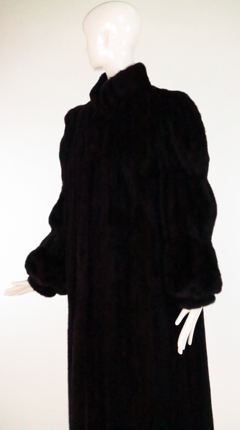 Blackglama female mink fur coat 4